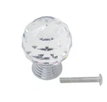 30MM Diameter Clear Crystal Glass Cabinet Knob Chrome Base 12PCS-PACK. Fixed Price $24.41.