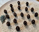 Lot 18 Amerock Sterling Traditions Oval Cabinet Knobs Oil Rubbed Bronze Orb Vtg. Fixed Price $39.95.