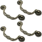 Uenhoy 4 Pcs 3.75 Inch Bail Handle Drop Pulls Hole Center, Bronze. Fixed Price $13.83.