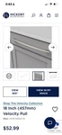 (5) 18 Hickory Hardware Cabinet Pull Modern Sleek Rectangular Polished Nickel. Fixed Price $50.00.