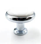 3-PACK Hickory Hardware Tranquility P427-26W Chrome 1-3/8" Mushroom Cabinet Knob. Fixed Price $8.97.