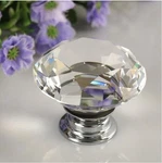 40MM Diamond Shape Crystal Glass Cabinet Knob Cupboard Drawer Pull Handle. Fixed Price $62.95.