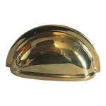 K4235-PB Cliffside Cup Pull (c-c) Polished Gold Nos New Stock. Fixed Price $10.00.