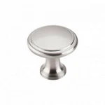 (2) Ea. Top Knobs, M376, Ringed 1/8 Inch Brushed Satin Nickel. Fixed Price $5.00.