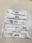 Lot Of 5 - Sumner Street Home Hardware Kent Knurled Drawer Pull Satin Brass 7". Fixed Price $40.00.