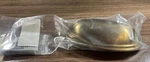 Emtek Cup Pull Brass French Antique 4"L X 3"W 86173US7. Fixed Price $22.00.