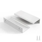 Rergy 10 Pack White Cabinet Pulls 3IN Finger Aluminum Edge Drawer Handles. Fixed Price $37.95.