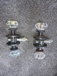 Emtek Passage Oil Rubbed Bronze Providence Crystal + Lancaster Rosette Door Knob. Fixed Price $200.00.