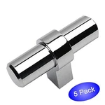 *5 Pack* Cosmas Cabinet Hardware Polished Chrome Euro Bar Pull Knob #181CH. Fixed Price $12.65.