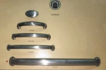 5 Jeffrey Alexander Pulls - Hudson 4" To 12" Satin Nickel Quality Knobs. Fixed Price $39.97.