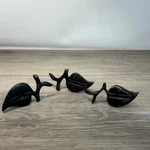 Vintage Leaf Nature Knobs Oil Rubbed Bronze Set Of 3. Fixed Price $18.95.