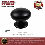 Round Cabinet Knob Black Traditional Kitchen Bath Drawer Pull Hardware Globe. Fixed Price $46.39.