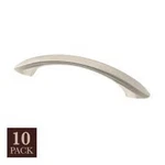 Nos! 10 Pack Brainerd 3 C/c Satin Nickel Ethan Arch Drawer Pull, 4 Long. Fixed Price $14.98.