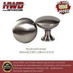Round Cabinet Knob Brushed Nickel Traditional Kitchen Bath Hardware Pull Handle. Fixed Price $60.38.