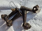 Victorian Claw & Glass Ball Furniture Feet Set Of 4 Antique Cast Metal Legs. Fixed Price $129.99.