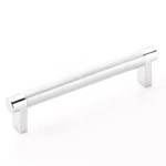 Emtek Select Cabinet Pull 5" C-c Rectangular Stem, Knurled Bar Polished Chrome. Fixed Price $32.00.