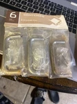 (6) Satin Nickel 3"CC Contempo Cabinet Or Drawer Wire Pull Handle. Fixed Price $10.00.