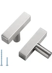 Sencico 25 Pack Brushed Nickle Cabinet Pulls, Single Hole Square Handle. Fixed Price $32.00.