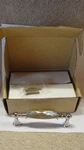 2 New Pcs Mood.sc, 3.75" Hole Center, Crystal/chrome Cabinet Handles. Fixed Price $12.00.