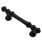 Alzassbg 10 Pack Matt Black Cabinet Pulls, 3 INCH(76MM) Hole Centers Vintage Kit. Fixed Price $23.83.