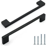 Furfitt 10 Pack Matte Black Cabinet PULLS5 INCH/128MM Hole Center. Fixed Price $19.99.