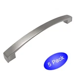 *5 Pack* Cosmas Cabinet Hardware Satin Nickel Arch Handle Pulls #616-160SN. Fixed Price $18.81.