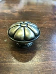 Qty 6 Hafele Antique Brass Color Cabinet Knob Zinc 1-3/8" 121.07.103. Fixed Price $15.00.