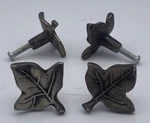Vineyard Leaf 2" Length Novelty Knob Drawer Pull Aged Bronze Set. Fixed Price $19.95.