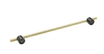 Amerock Transcendent 12-5/8 In. (320MM) Modern Black/matte Gold Bar Cabine. Fixed Price $24.99.