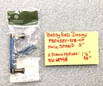 2 Betsy Fields Design 3" Cabinet Drawer Pull Liberty 68948 Brushed Nickel & Blue. Fixed Price $5.79.