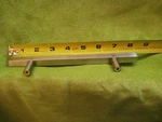 48-8" Stainless Brushed Steel Draw Pulls/cabinet Pulls, Reclaimed, Sq. Bar Style. Fixed Price $48.00.