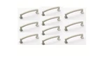Set Of 10) Schaub And Company 542-15 Menlo Park 4" Cabinet Pulls Satin Nickel. Fixed Price $149.46.