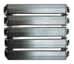 Elesa 7.5" Center, 1" Wide Black Matte Plastic Pull Lot Of Nos. Fixed Price $50.94.
