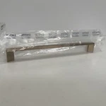 Emtek 86438US4 Contemporary Center Handle Cabinet Pull - Satin Brass. Fixed Price $20.00.