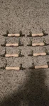 8 Pcs Amerock Royal Brass Floral Almond Cabinet Handle Drawer Pull. Fixed Price $20.00.