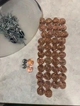 Vintage Light Pink Crystal Glass Rose Cabinet Door Handles Dresser Knob - 42!. Fixed Price $46.00.