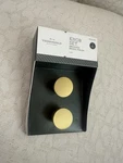 Target Threshold Knob Set Brushed Brass Finish Pack 2016 Nos. Fixed Price $15.00.