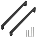 Redunest Cabinet Pulls Matte Black Handles Square Drawer 50 Pack. Fixed Price $233.40.