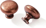 10 Pack 1-1/4" Vintage Antique Copper Zinc Alloy Cabinet Knobs Single Hole Cen. Fixed Price $34.95.