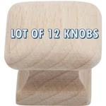 12-KNOB Lot Do It Best Hardwood Square 1-1/2 Cabinet Knobs 578DI-1.50. Fixed Price $26.99.