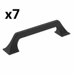 7 X Amerock Cabinet Pull Matte Black 5-1/16 Inch (128 Mm) Center-to-center. Fixed Price $54.99.
