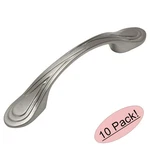 *10 Pack* Cosmas Cabinet Hardware Satin Nickel Handle Pulls #9433SN. Fixed Price $23.60.