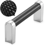 Koofizo 10-PACK Black Chrome Knurled Cabinet Pulls Handles 3 Inch Drawer Door. Fixed Price $59.87.