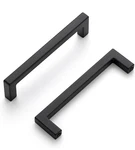 Ravinte 10 Pack Solid Kitchen Cabinet Handles Matte Balck Slim Pulls Dra. Fixed Price $20.99.
