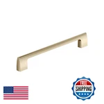 Amerock Riva 8-13/16 Inch 224MM Center-to-center Golden Champagne Cabinet Pull. Fixed Price $43.52.