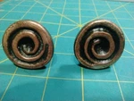 Atlas Homewares 2120-C 1-1/2-INCH Signature Scroll Sculpt Knob Pair. Fixed Price $10.00.