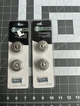 2-PACK Lot 2/PC Liberty 1/4" Fan Design Round Knob Pull Satin Nickel Cabinet. Fixed Price $11.62.