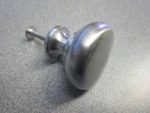 1-1/4" Zinc Satin Chrome Cabinet Knobs New Lot Of 50. Fixed Price $52.20.