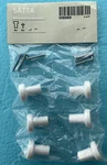 Ikea Satta 802.024.38 White Drawer Pull Handles Plain Minimalist. Fixed Price $9.90.