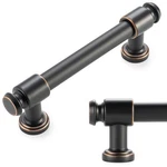Koofizo 10 Pack 3-3/4" Oil Rubbed Bronze Cabinet Pulls Handles Hardware. Fixed Price $61.01.